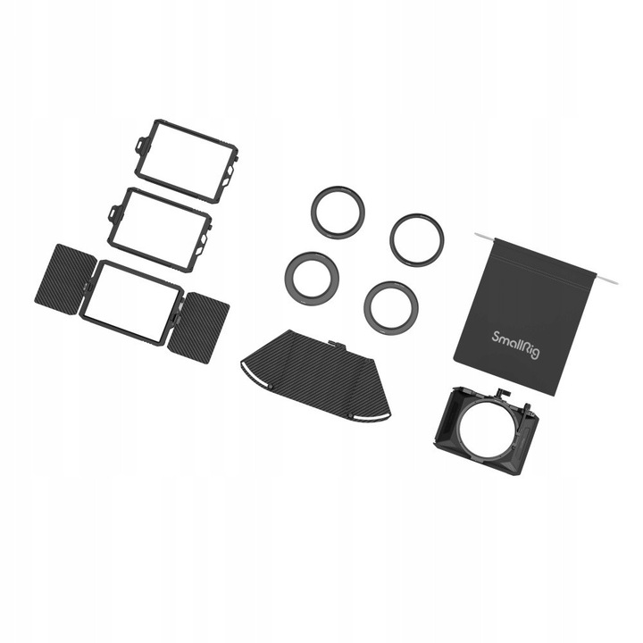 Mini Matte Box Pro, SmallRig, с 2 рамки, 176x137x42.7mm, 368g, черен