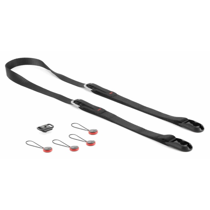 Каишка за врат Peak Design Leash Black Черна v3 + 4 анкера