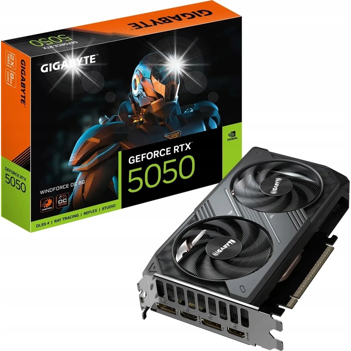 GIGABYTE Karta graficzna GeForce RTX 5050 WINDFORCE OC 8G DDR6 2HDMI/2DP