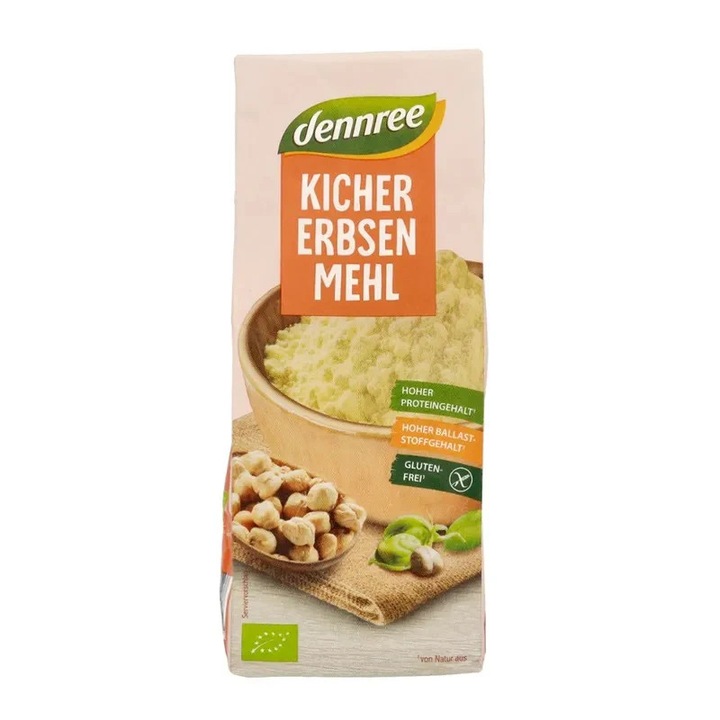Faina de Naut Bio Fara Gluten Dennree 500 g
