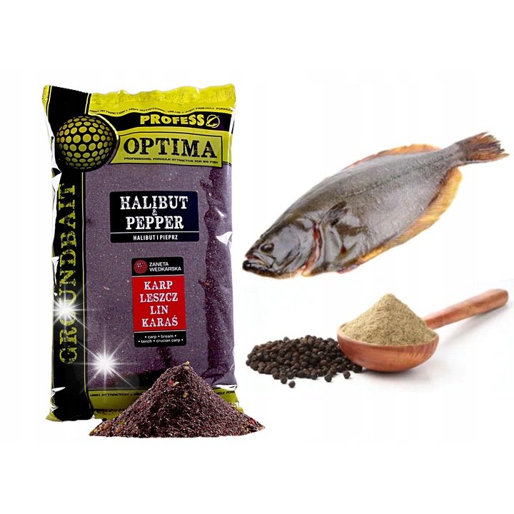 Nada Profess OPTIMA, cu aroma Halibut-Piper, 1kg