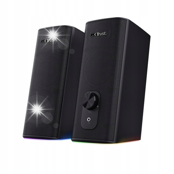 Boxe PC Trust GXT612 CETIC, 2.0 canale, Bluetooth, negru, 200x85x105mm, set 2 buc.