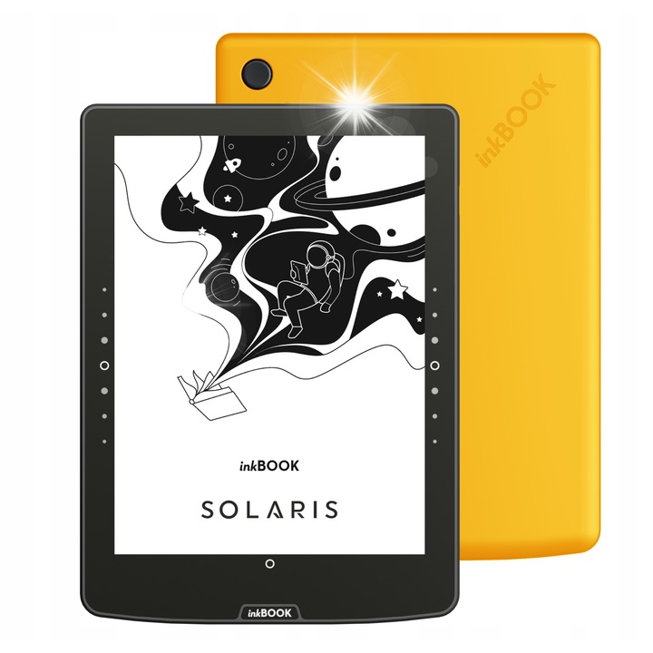 Електронна книга inkBOOK Solaris, 6", 32GB, Bluetooth, USB-C, жълт