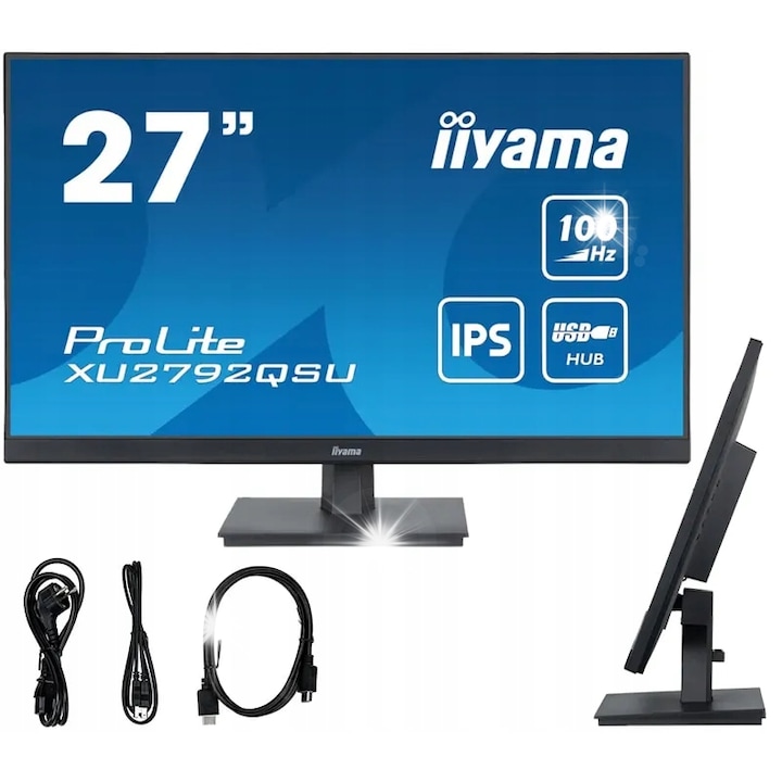 Monitor LED ASUS ZenScreen MB166CR 15,6" FHD IPS, 60Hz, 5ms, negru, portabil