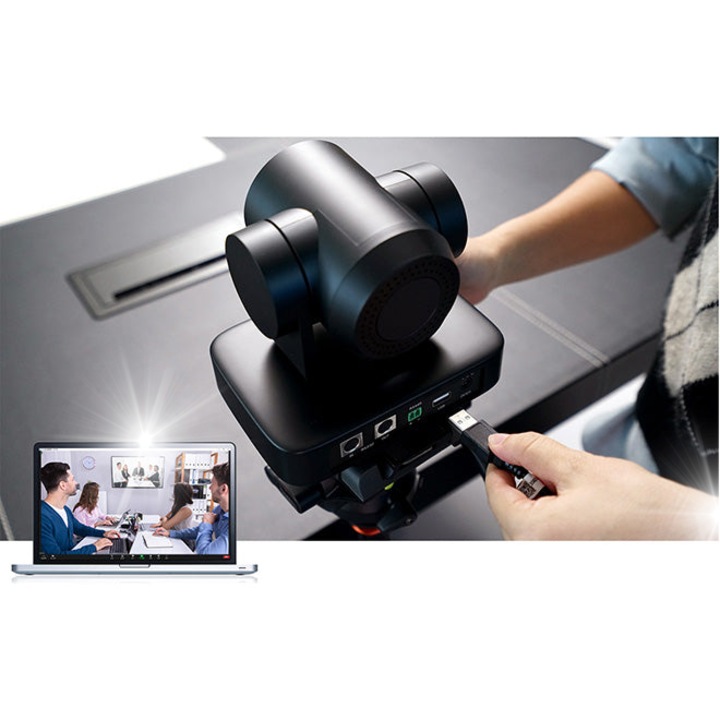 Камера PTZ USB10X, Full HD 1080p, 10x оптично увеличение, управление RS-232/RS-485, 156.8x112.6x139.5mm