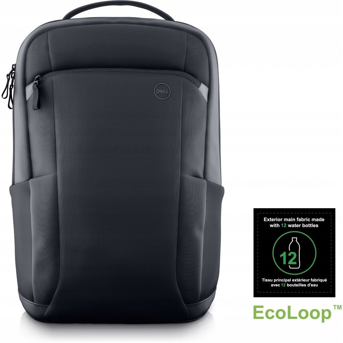 Rucsac laptop Dell EcoLoop Pro Slim 15, 600D, reciclabil, negru, 31.5x14x44.5cm