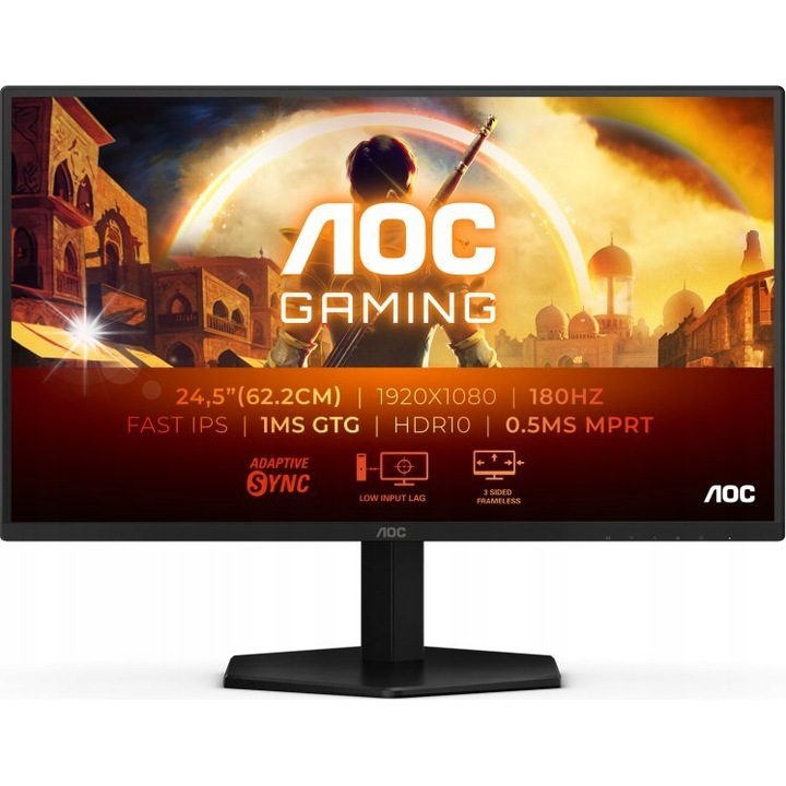 Monitor LED 24 inch P2425HE, rezolutie 1920x1080, 99% sRGB, USB-C, negru