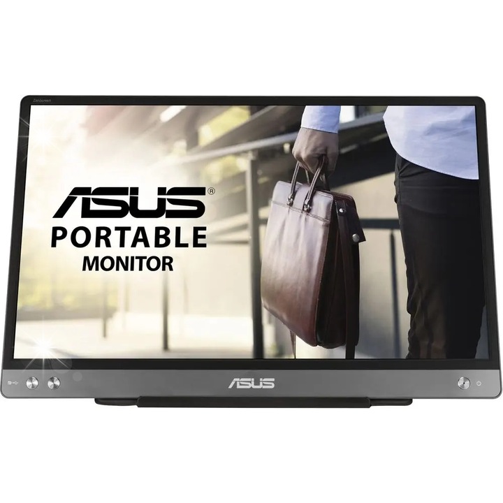 Monitor LED ASUS MB14AC 14", 1920x1080px, USB-C, roz, 9mm, 0,59kg