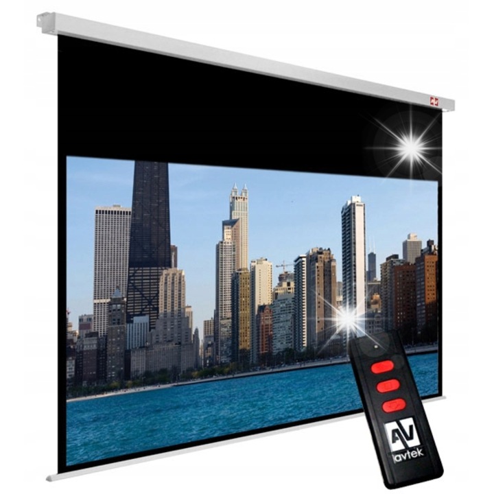 Avtek Cinema Electric 270 vetítővászon, 16:9, 121 hüvelyk, 270x220cm