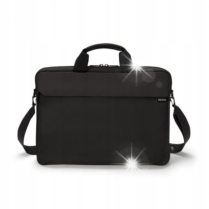 DICOTA Slim Case ONE laptoptáska, 14-16'', 2 rekesz, fekete, 405x280x40mm