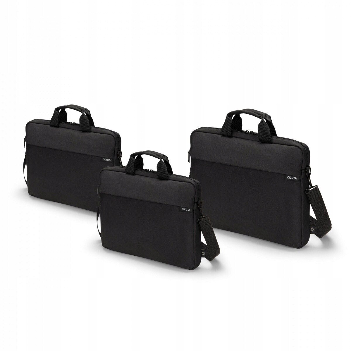 Geanta laptop DICOTA Slim Case ONE, 14-16'', 2 compartimente, neagra, 405x280x40mm