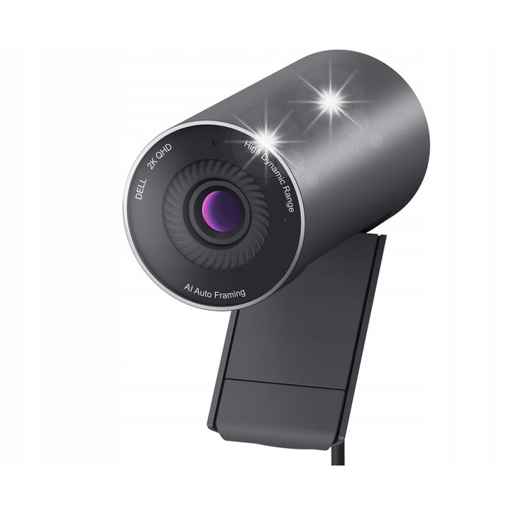Уеб камера DELL Pro WB5023, 2560x1440, вграден микрофон, USB, черна