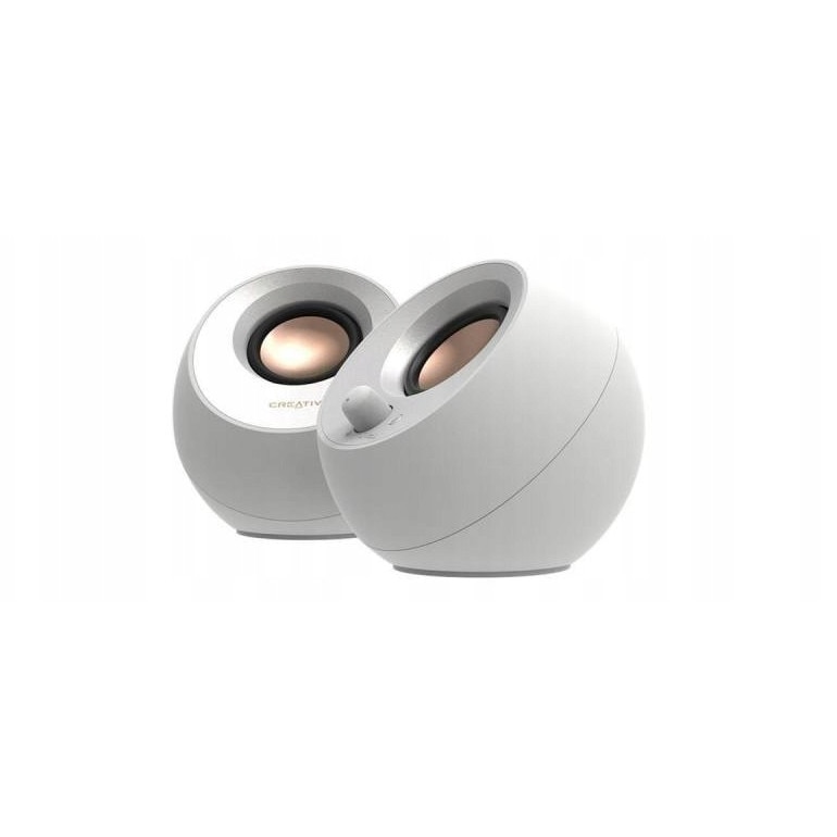 Boxe PC Creative Pebble V3, 16W, Bluetooth, alb - eMAG.ro