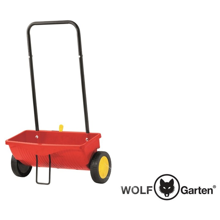 Raspanditor de seminte 15L Wolf Garten, dimensiuni 57,5x26x25cm, plastic robust