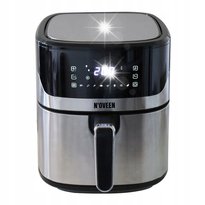 Friteuză cu aer Emerio AF-130646, 2.2 l, 1000 W, negru, funcție de cronometru