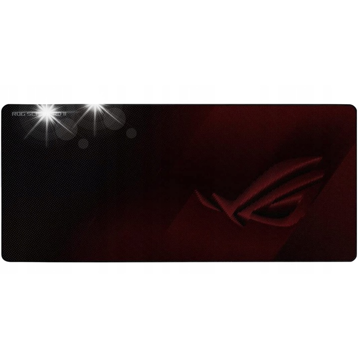 Egérpad ASUS ROG Scabbard II, 40x90x0.3cm, csúszásgátló, anyag: gumi és szövet