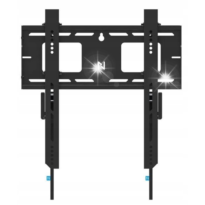 Стойка за телевизор Neomounts WL30-750BL14, 100 кг, 32"-75", черна, за стенен монтаж