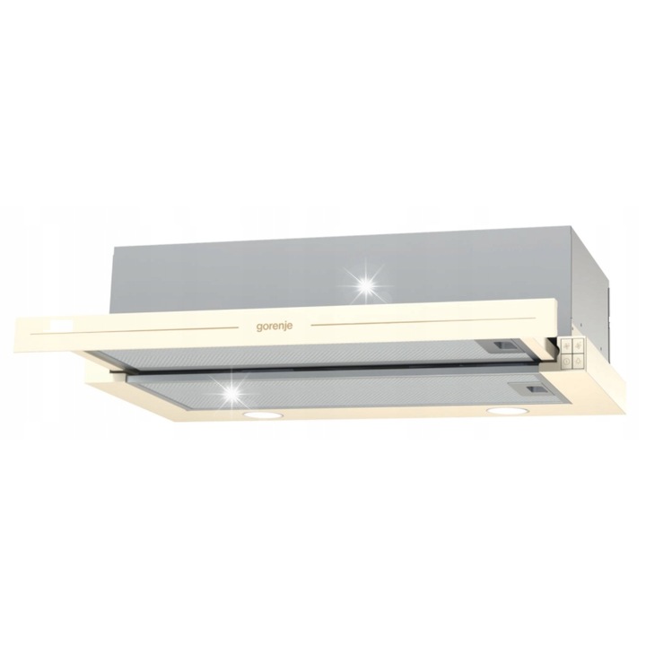 Hota telescopica Elica Elite 14, 50-60-90cm, inox, sticla neagra, iluminare LED, 304 m³/h