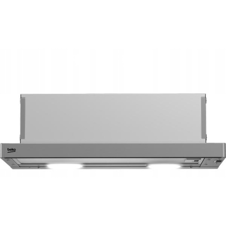 Hota telescopica Beko HNT61210X, 310 m3/h, 67 dB, argintie, 60x20x30cm