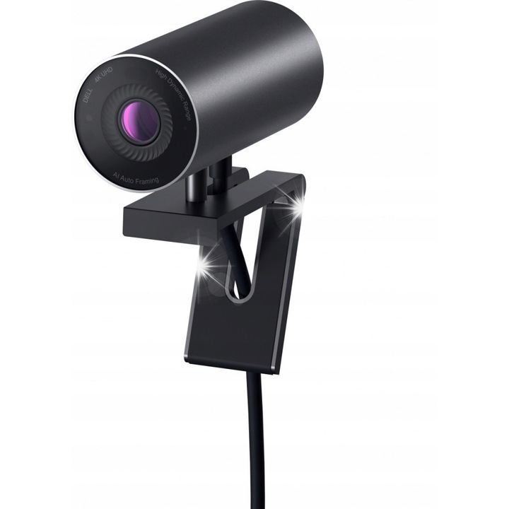 Уеб камера Dell UltraSharp 4K, 65-90°, USB-C кабел, черна