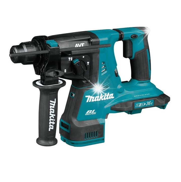 Rotopercutor Makita DHR282ZU, 2x18V, 2,8J, tehnologie Li-Ion, cu functie AWS, 373mm