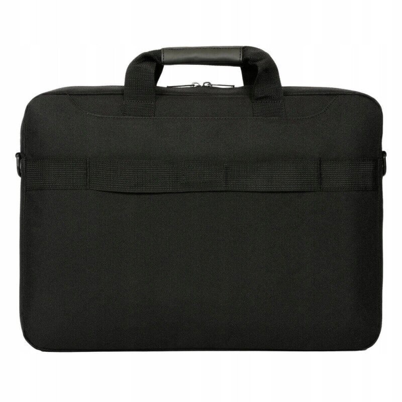 Geanta laptop 13-14'' Targus GeoLite EcoSmart Slim, neagra, 2 compartimente, impermeabila