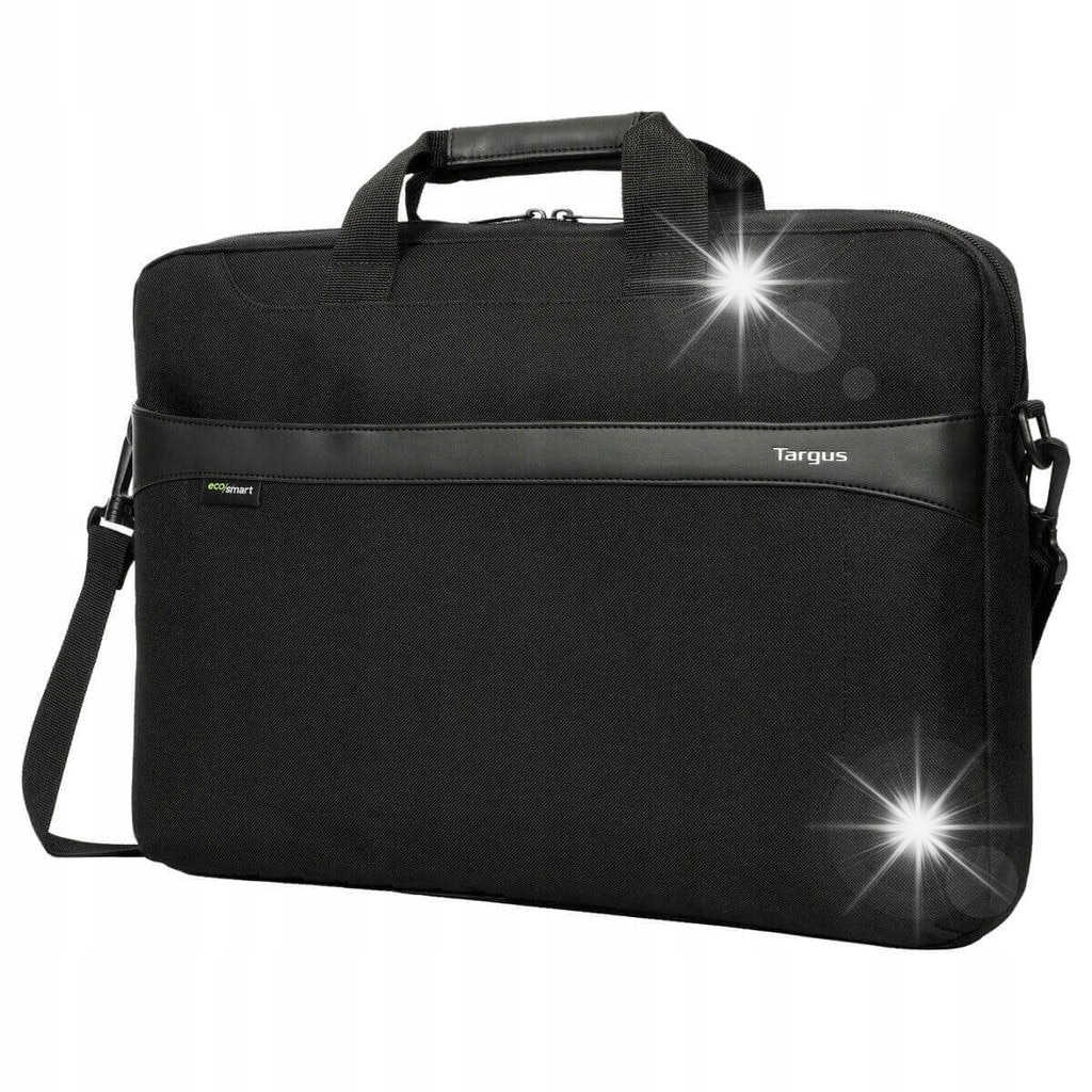 Geanta laptop 17.3'', Targus, EcoSmart Slim, 2 compartimente, neagra, 43.5x5.7x31cm