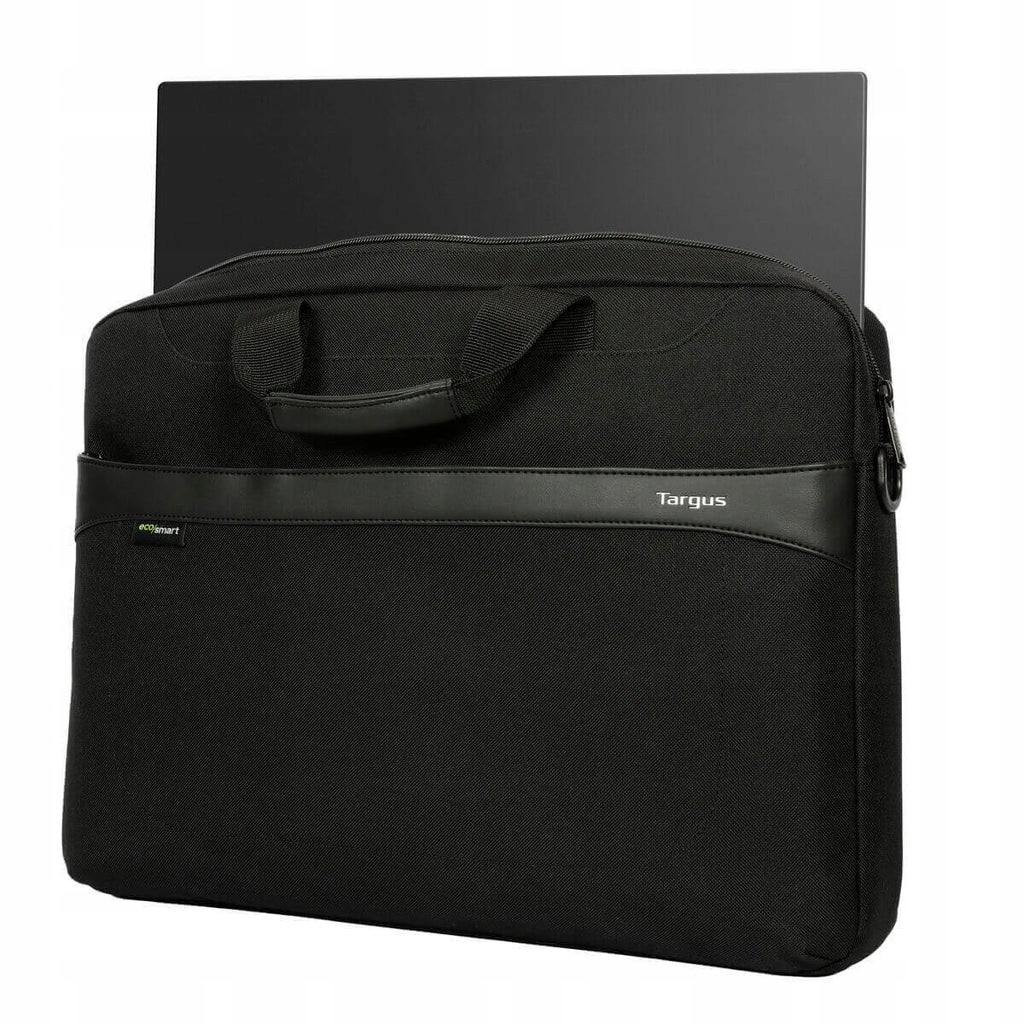 Geanta laptop 17.3'', Targus, EcoSmart Slim, 2 compartimente, neagra, 43.5x5.7x31cm