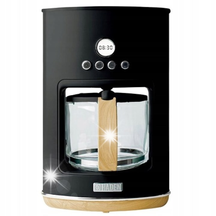Cafetiere Haden Dorchester 1.5l, negru, automat, functie de mentinere a temperaturii, programabila