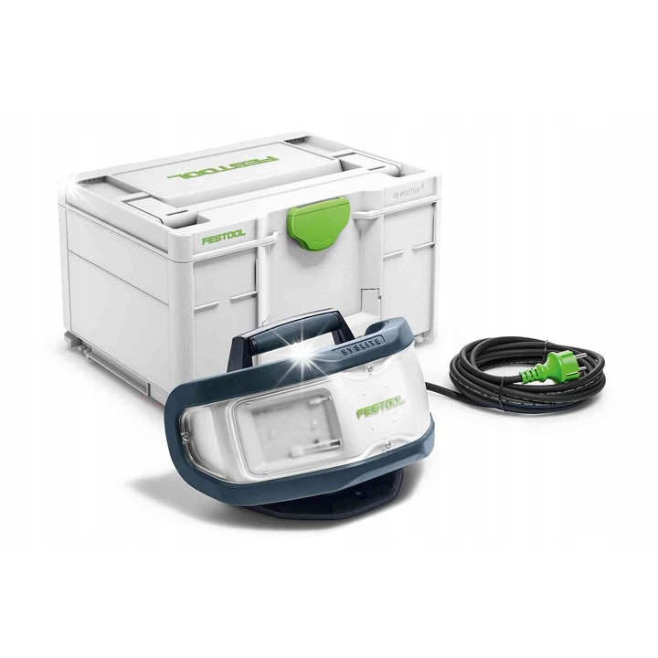 Festool SYSLITE DUO-PLUS projektor, 112W, 8000lm, 5000K, IP55, 4,8m, 3,4kg