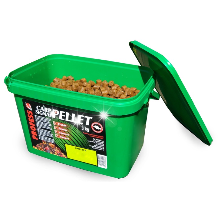 Profess momeala pelete twister galeata 12mm 3kg ficat