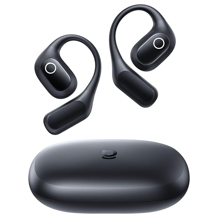Casti Wireless Baseus Earbuds Eli 2i Fit, Bluetooth 6.0, 2 microfoane, 600mAh, IPX5, Autonomie pana la 36 ore, Negru
