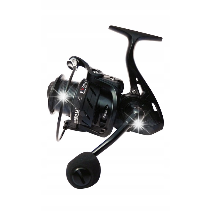 Макари Mistrall eVonic Method Feeder 5000, 7+1 лагера, 8кг аванс, 315г, метални