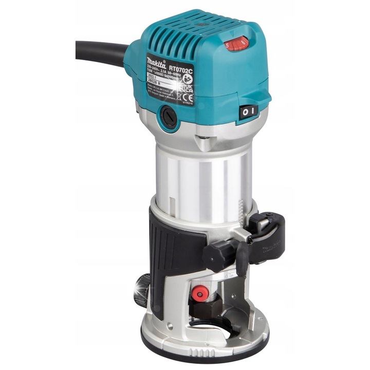 Мултифункционална фреза Makita RT0702CX2J, 710W, 10.000-30.000 об/мин, 6x8 мм, 89x89x200 мм