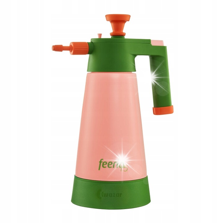 Градинска пръскачка Kwazar Feeria, 1.5L, фуксия, 360 система, регулиране на дюзата