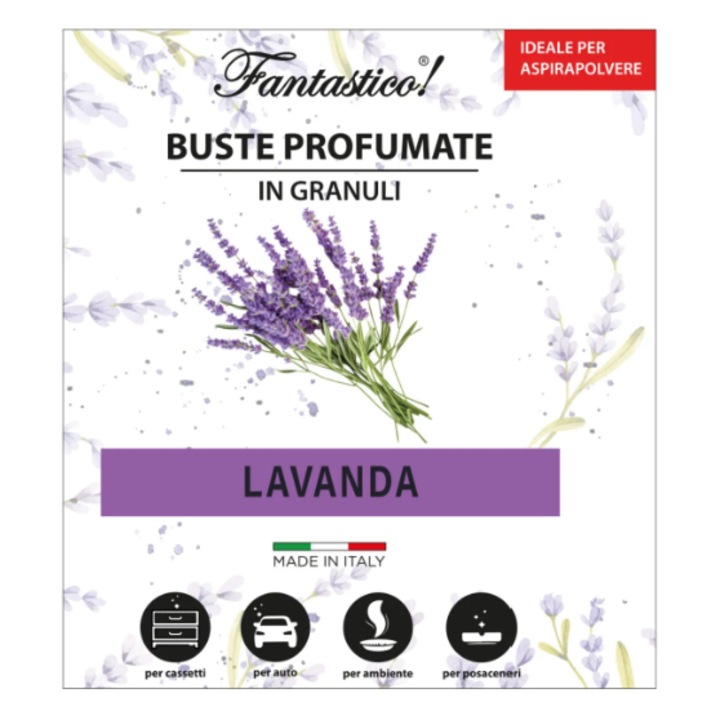 Fantastico illatosító granulátum tasak, Levendula, 40gr