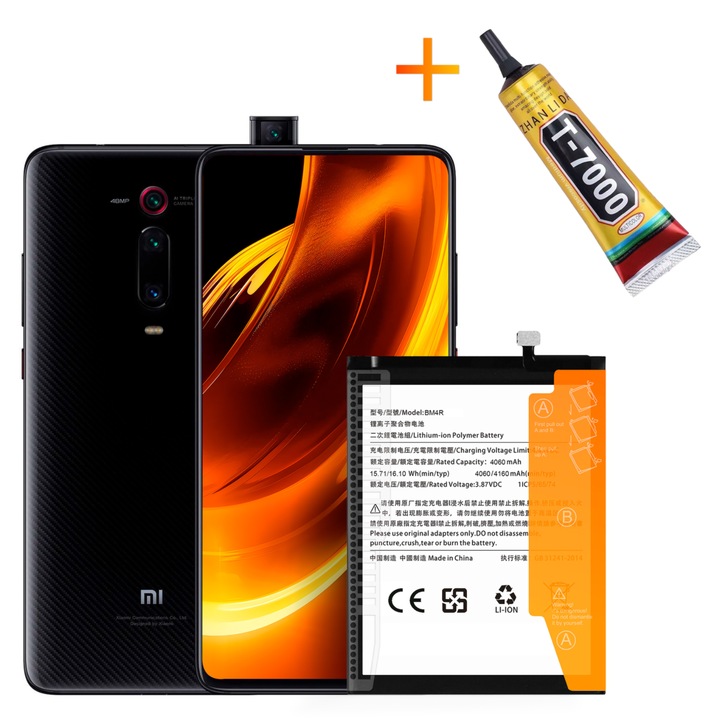 Xiaomi BM4R akkumulátor + T7000 ragasztó Xiaomi Mi10 Lite 4160mAh akkumulátorhoz