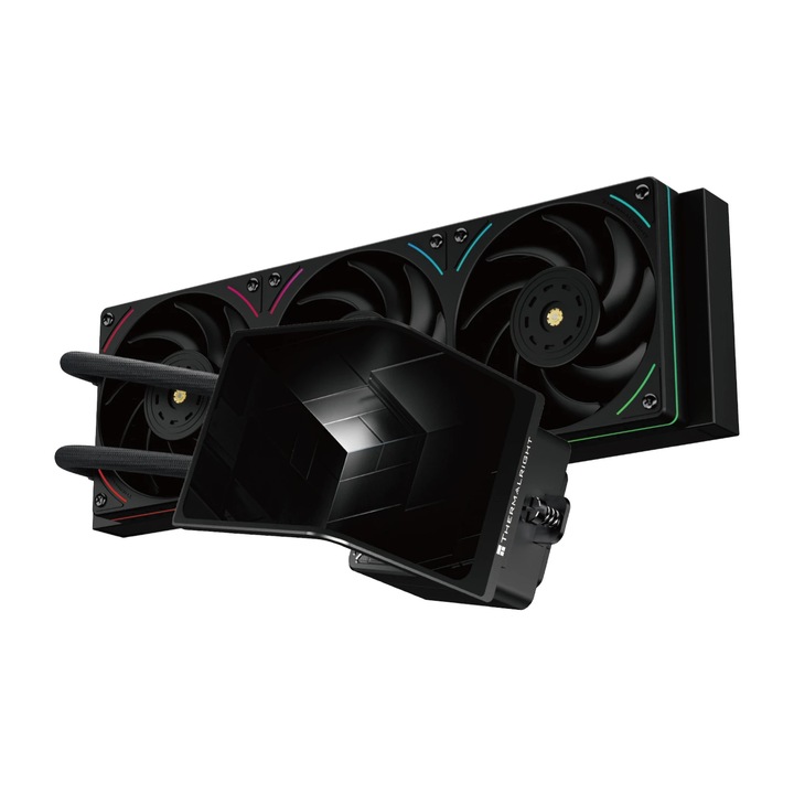 Cooler CPU Thermalright răcire cu apă Water Cooling Levita Vision 360 UB ARGB Black - Display AMOLED curbat de 6.67 inch LEVITA-VISION-360-UB-ARGB-BK