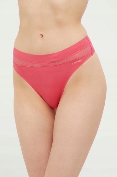 Női bugyi, CALVIN KLEIN, rózsaszín, hálós