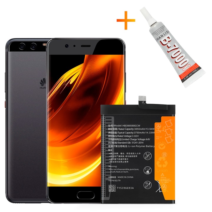 Baterie HB386589ECW + KLEJ B7000 pentru Huawei Mate 20 Lite, 3750 mAh Akumulator