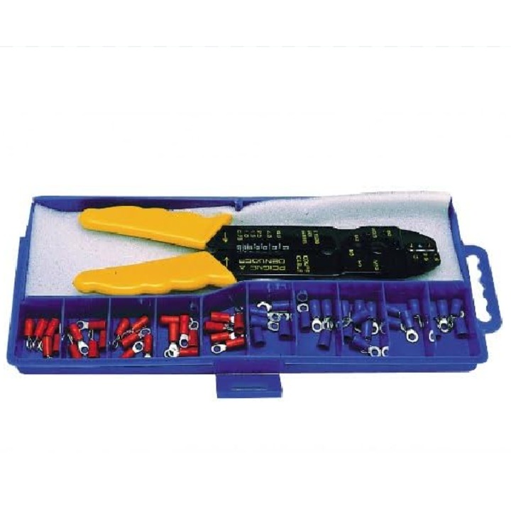 Cogex - Kábel saruzó fogó készlet kábel sarukkal - 22106