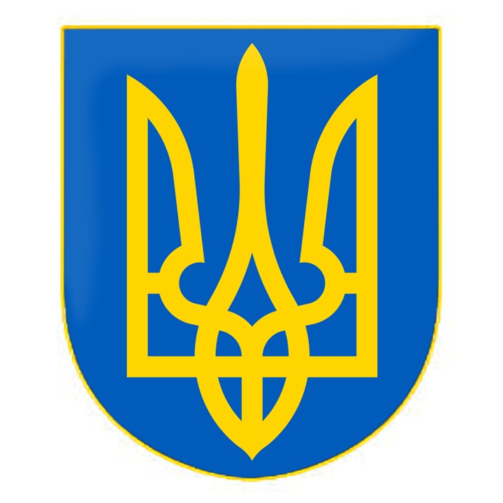 Значка със знаме, метална, цветна