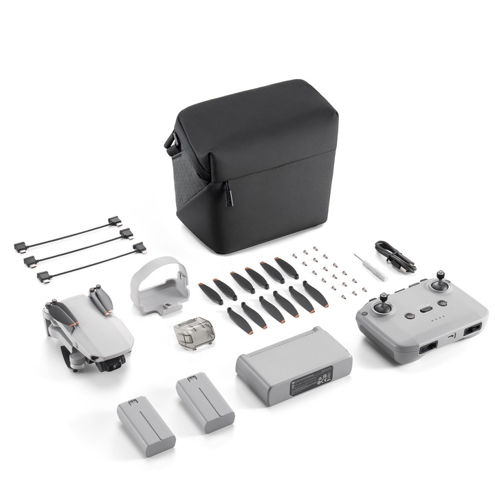 Мини дрон, 4K UHD, 3-Осен Gimbal, GPS, 249g, до 10 км, комплект с 2 батерии