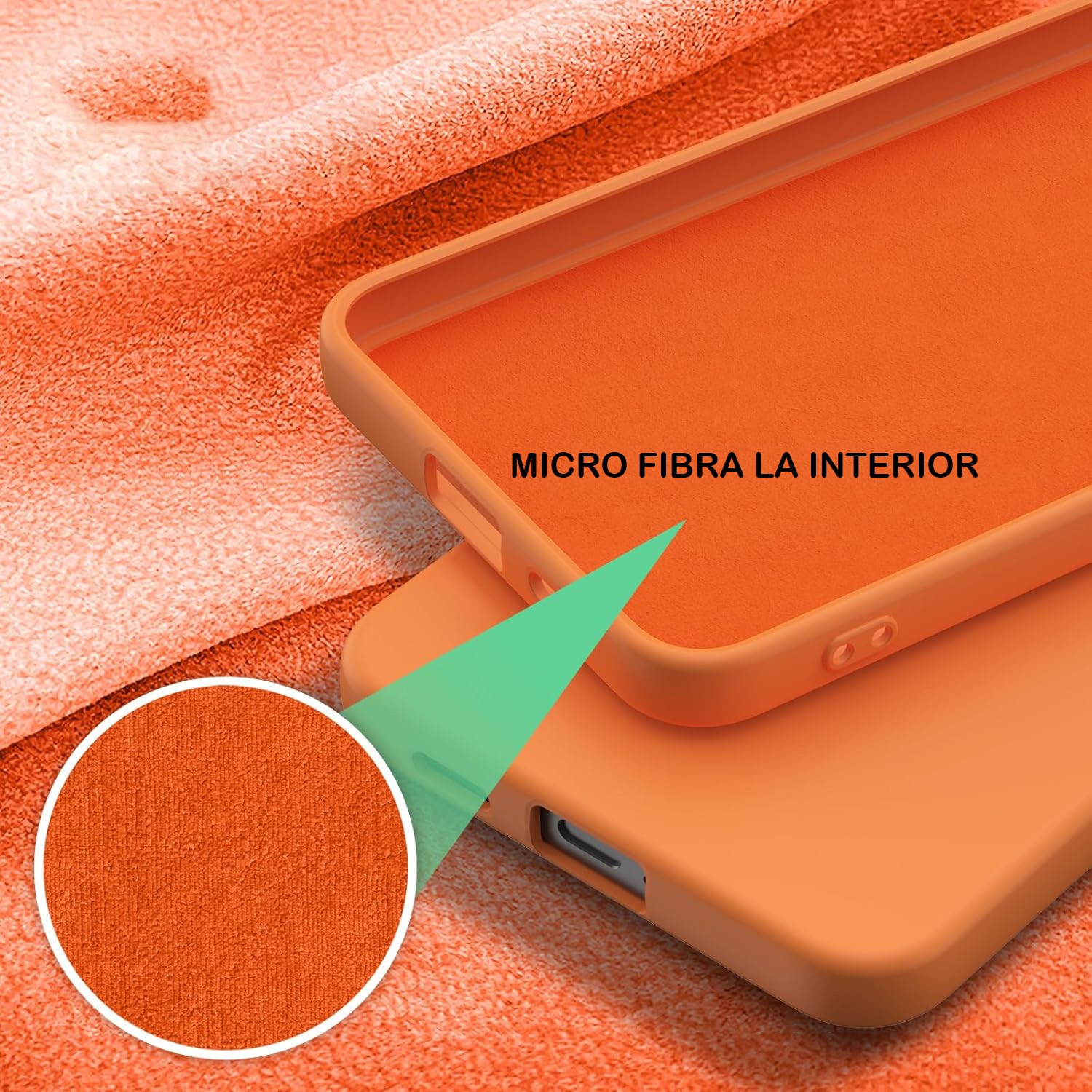 Husa Soft Touch, slim, ALC Mobile, anti soc, compatibila cu Samsung Galaxy A57, Portocaliu Tpu