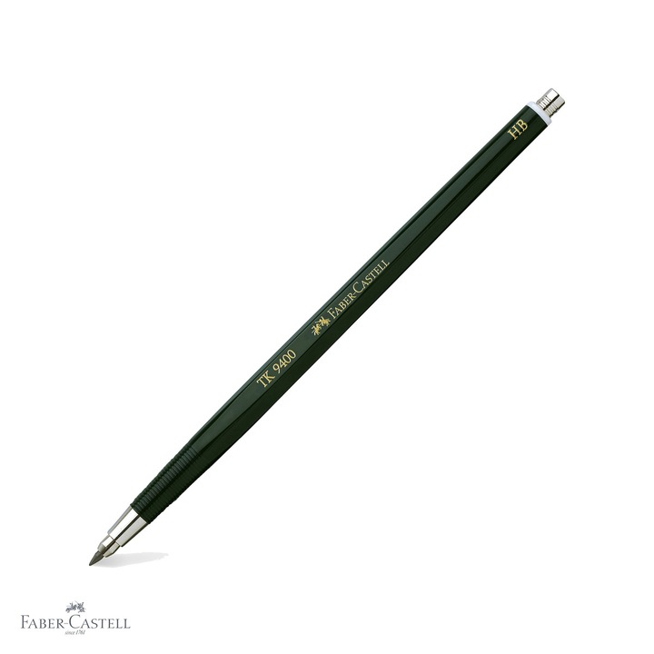 Creion mecanic Faber-Castell TK 9400 2mm HB pentru desen tehnic si schite