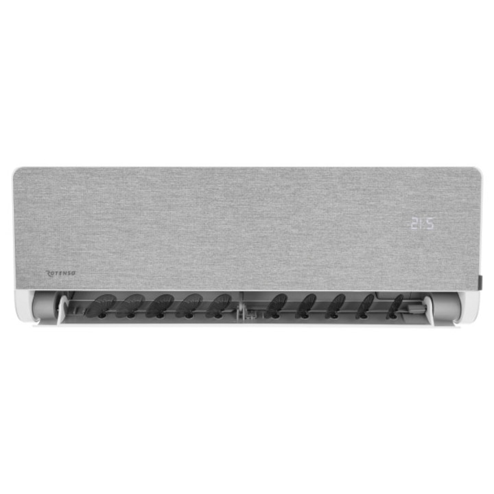 Aparat de aer conditionat ROTENSO VERSU Cloth 12000 BTU VCS35Xi-CARAMEL, fata textila, A+++, filtru ionizare, HEPA, senzor de umiditate