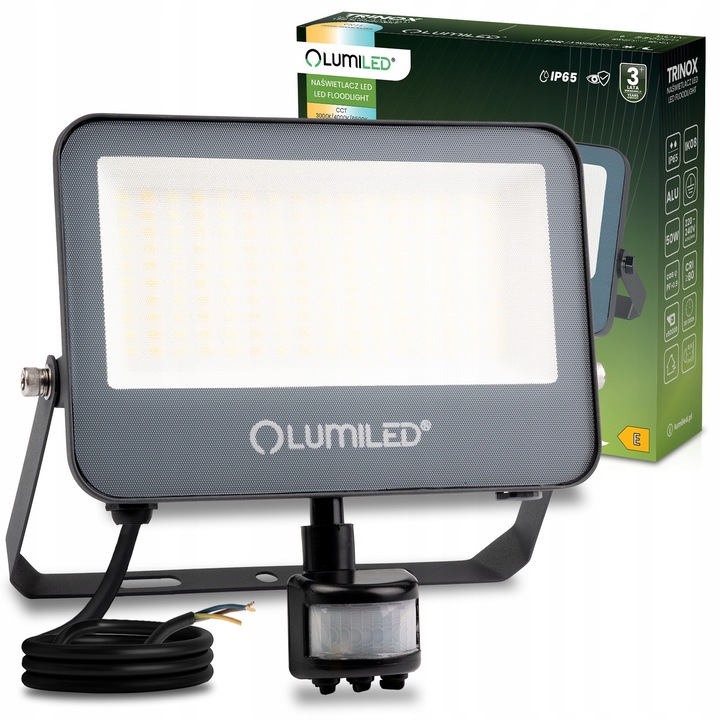 LED Lumiled 50W CCT IP65 projektor mozgásérzékelővel
