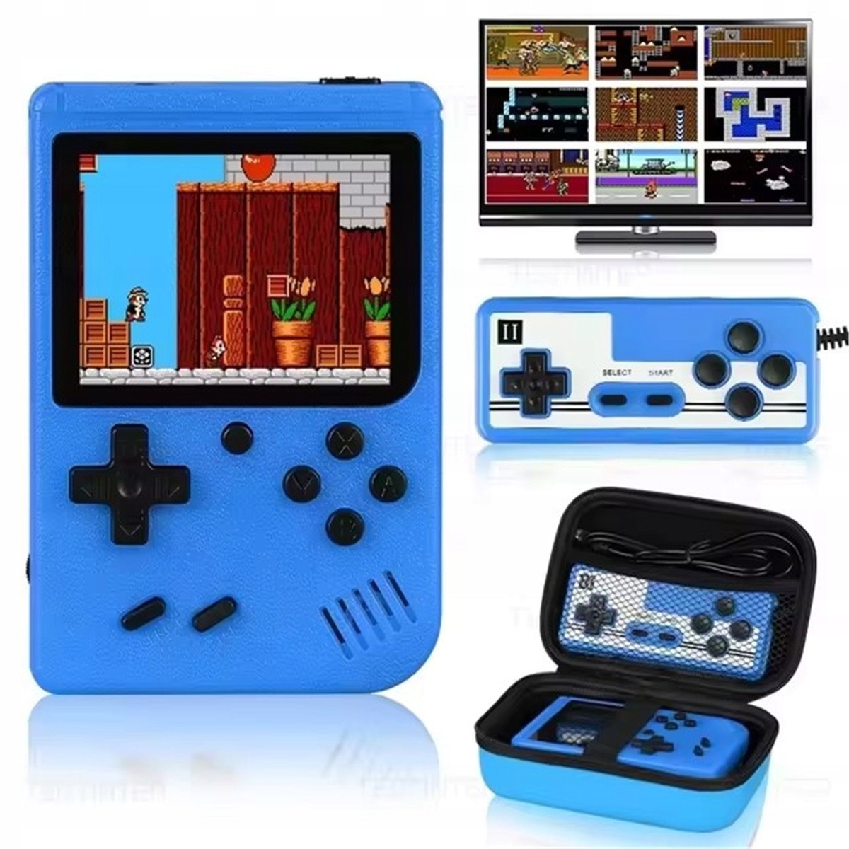 Consola de jocuri portabila, 800 jocuri, 3" ecran LCD