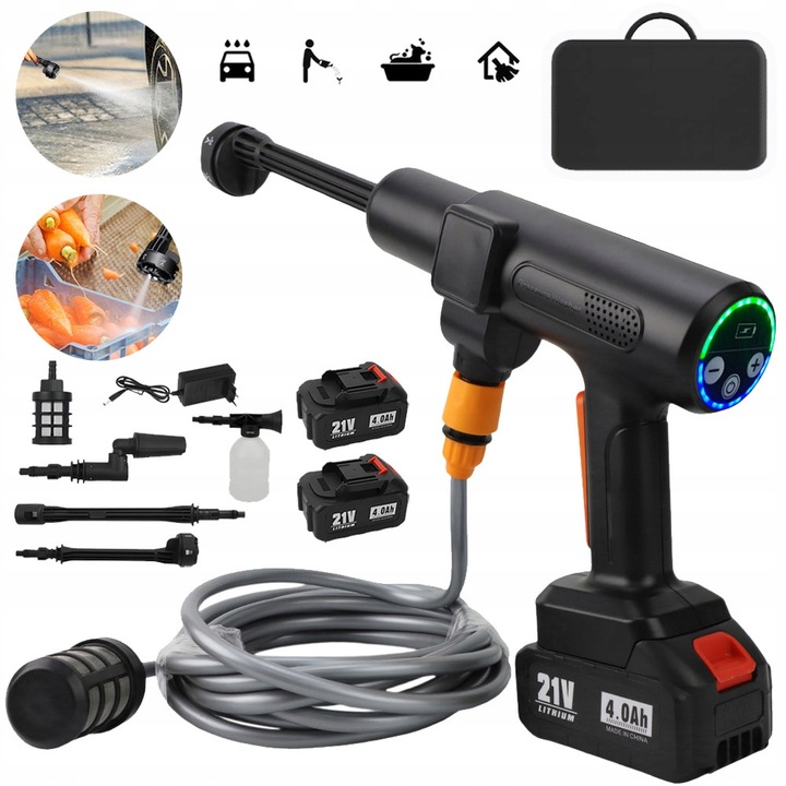 Aparat spalat cu presiune, pistol apa, set