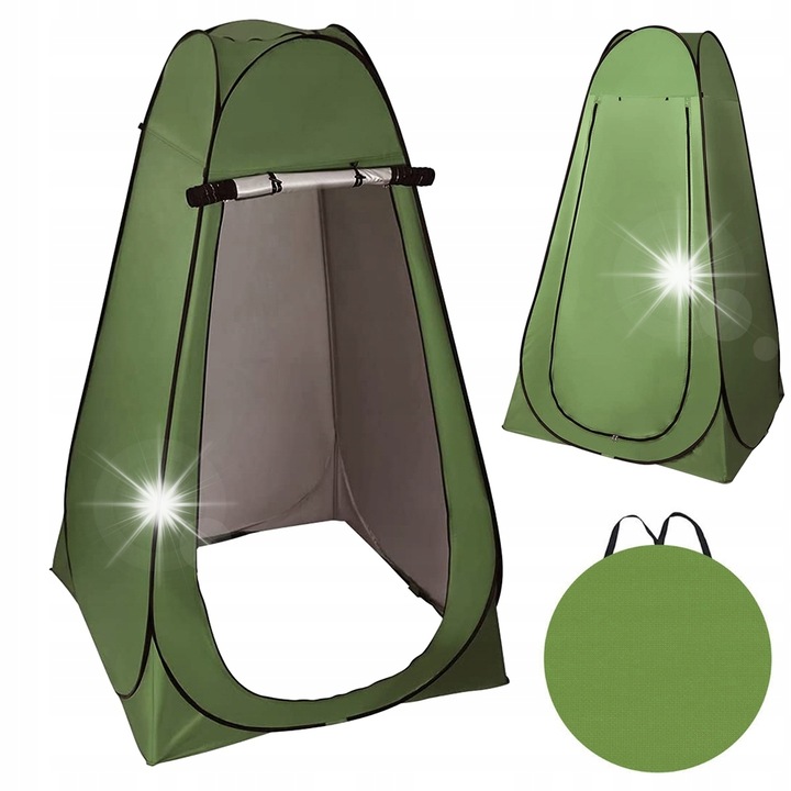 Cort turistic 4 in 1, waterproof, 190x110x110cm, set complet cu husa, 4x cuie, 4x sfoara